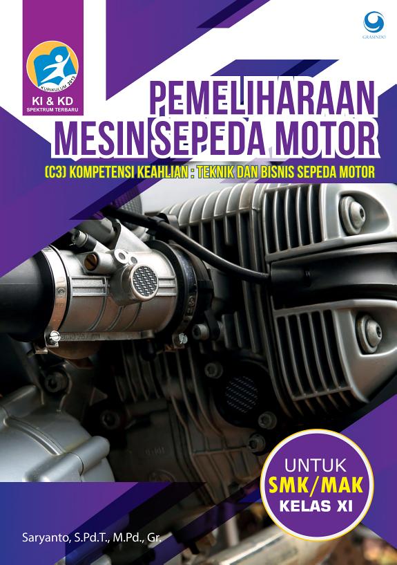 Sampul Pemeliharaan Mesin Sepeda Motor SMK/MAK Kelas XI
