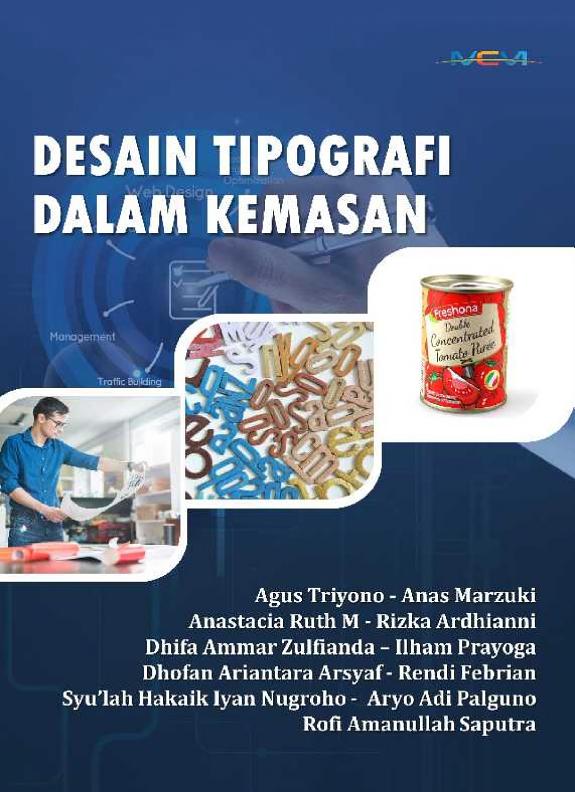 Sampul DESAIN TIPOGRAFI DALAM KEMASAN